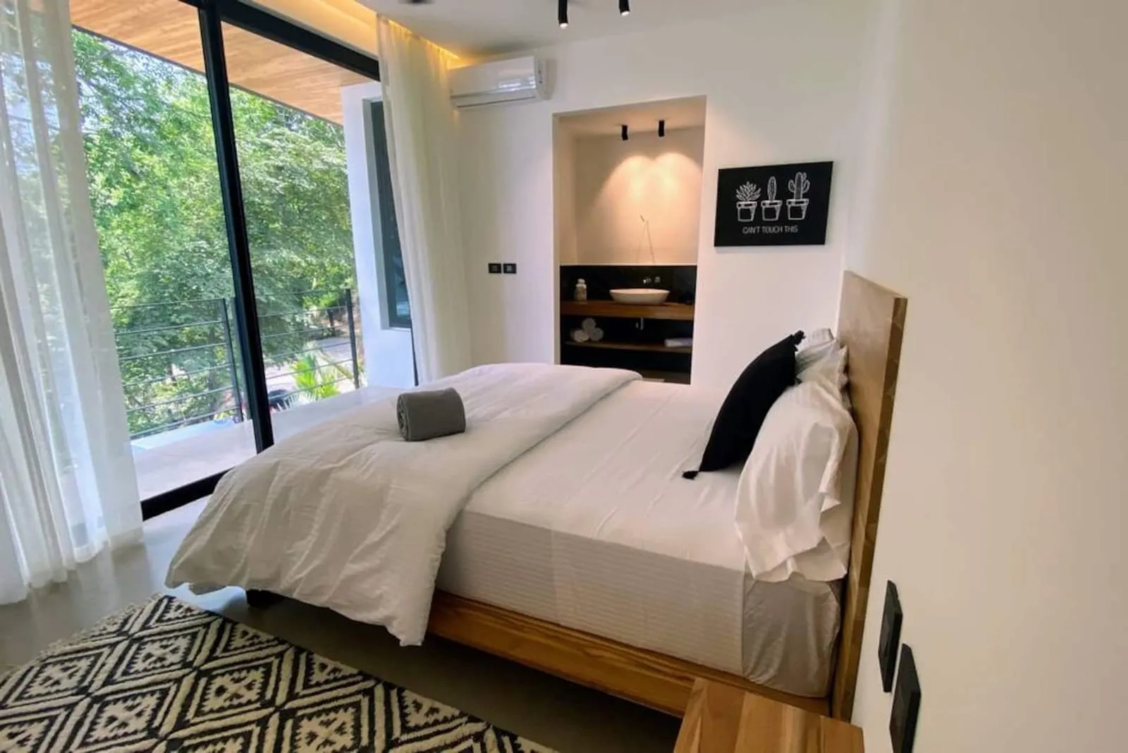 Bedroom with a king bed